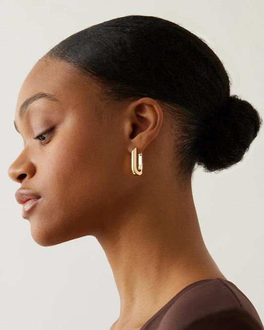 Jenny Bird U-Link Earrings - Gold