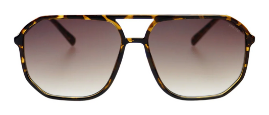 Freyrs Billie Unisex Aviator Sunglasses - Tortoise